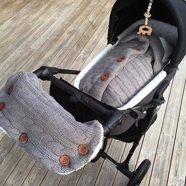 Baby-Schlafsack mit Kinderwagen-Handlauf 2er Set KnuddelKopf