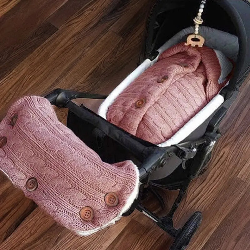 Baby-Schlafsack mit Kinderwagen-Handlauf 2er Set KnuddelKopf