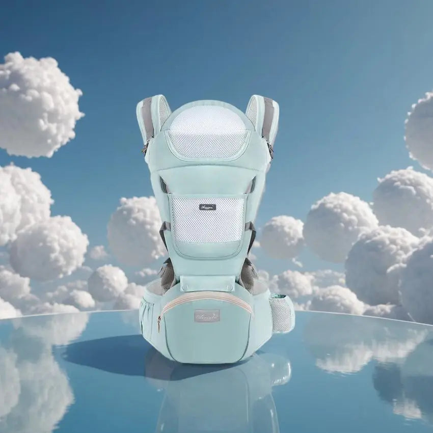 Ergonomische 3in1 Babytrage – Vielseitige Tragehilfe für Babys, mit mehreren Tragepositionen, gepolsterten Gurten und atmungsaktivem Material, ideal für Neugeborene und Kleinkinder von KnuddelKopf